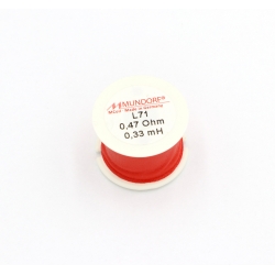 Mundorf L71 0,33 mH 0,47 Ohm drut 0,7mm (21 AWG)